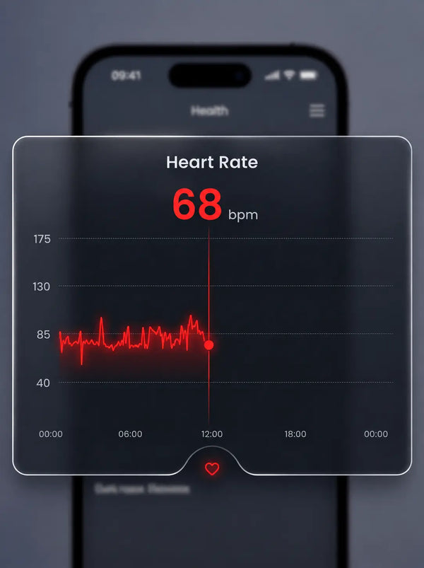 Watch your heart rate change over time